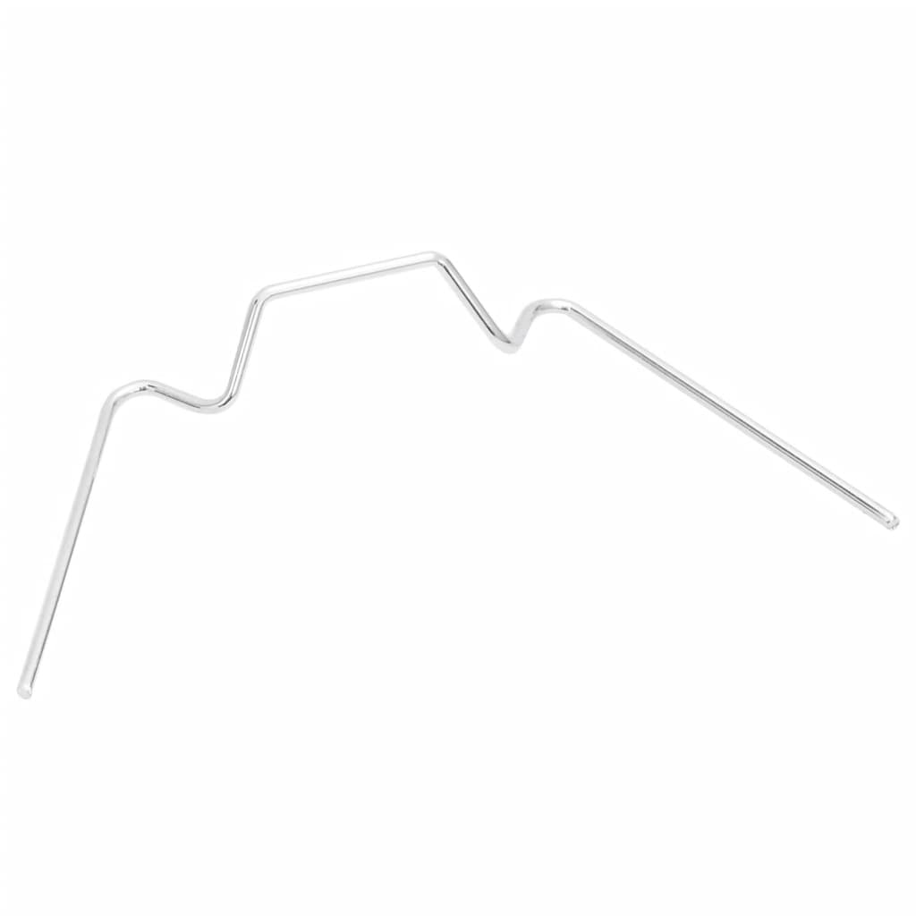 Vidaxl serra morsetti da 100 pezzi W del tipo in acciaio zincato