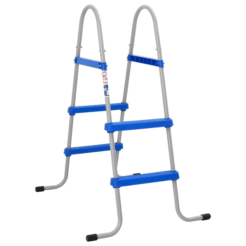 Vidaxl swimming pool ladder for above -ground swimming pool 84 cm steel and plastic