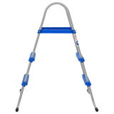 Vidaxl swimming pool ladder for above -ground swimming pool 84 cm steel and plastic