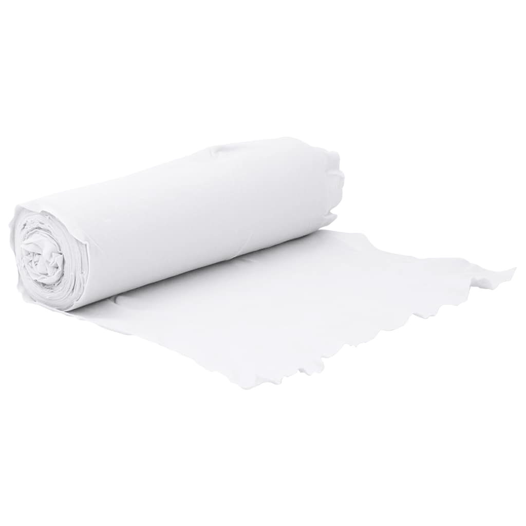 VidaXL Geotextile membrane 1x10 m Polyester fiber White
