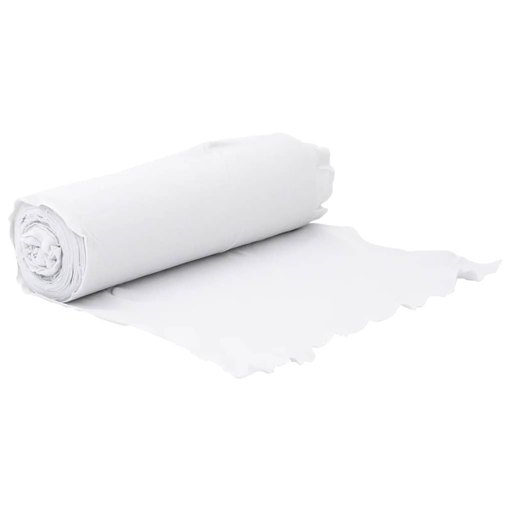 Vidaxl Geotextile Membran 1x10 m poyterster Faser Wäiss
