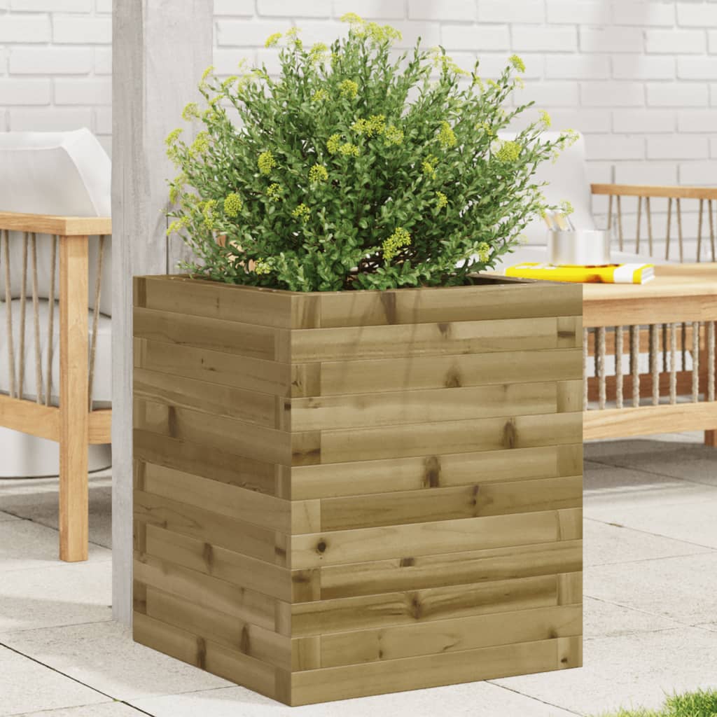 Casella di pianificazione Vidaxl 40x40x46 cm Pine impregnato