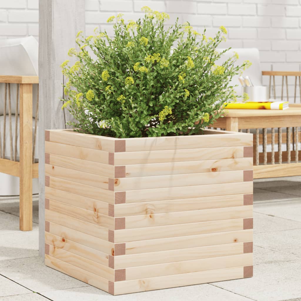 Vidaxl Planning box 50x50x46 cm Solid pine
