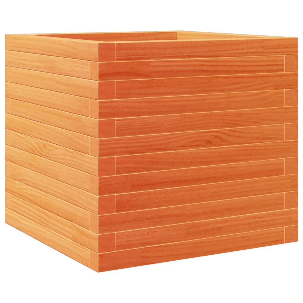 Vidaxl Planning box 50x50x46 cm Solid pine wash brown