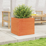 Vidaxl Planning box 50x50x46 cm Solid pine wash brown