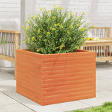 VidaXL Planning box 60x60x46 cm Solid pine wash brown