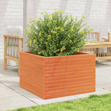 VidaXL Planning box 70x70x46 cm Solid pine wash brown