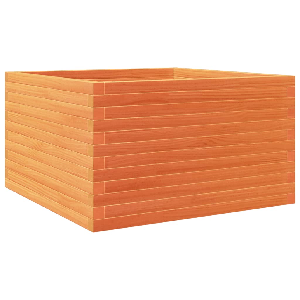 Casella di pianificazione Vidaxl 80x80x46 cm Pinna solida marrone