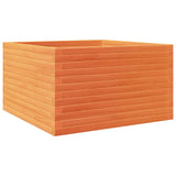 Casella di pianificazione Vidaxl 80x80x46 cm Pinna solida marrone