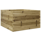 Casella di pianificazione Vidaxl 80x80x46 cm Pine impregnato