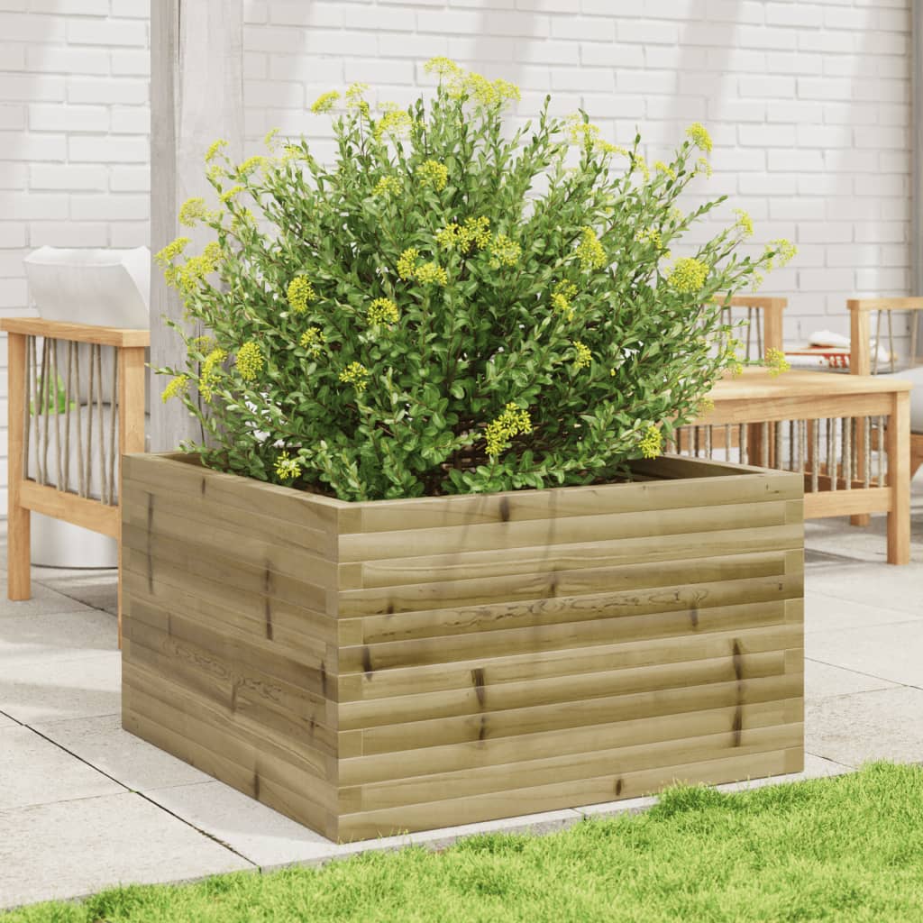 Casella di pianificazione Vidaxl 80x80x46 cm Pine impregnato