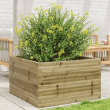 Casella di pianificazione Vidaxl 80x80x46 cm Pine impregnato