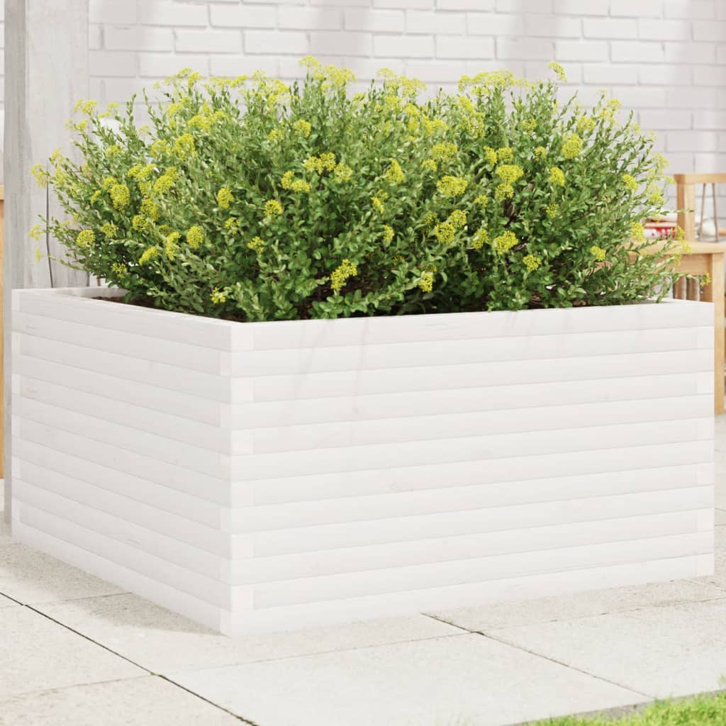 Casella di pianificazione Vidaxl 90x90x46 cm Pino solido