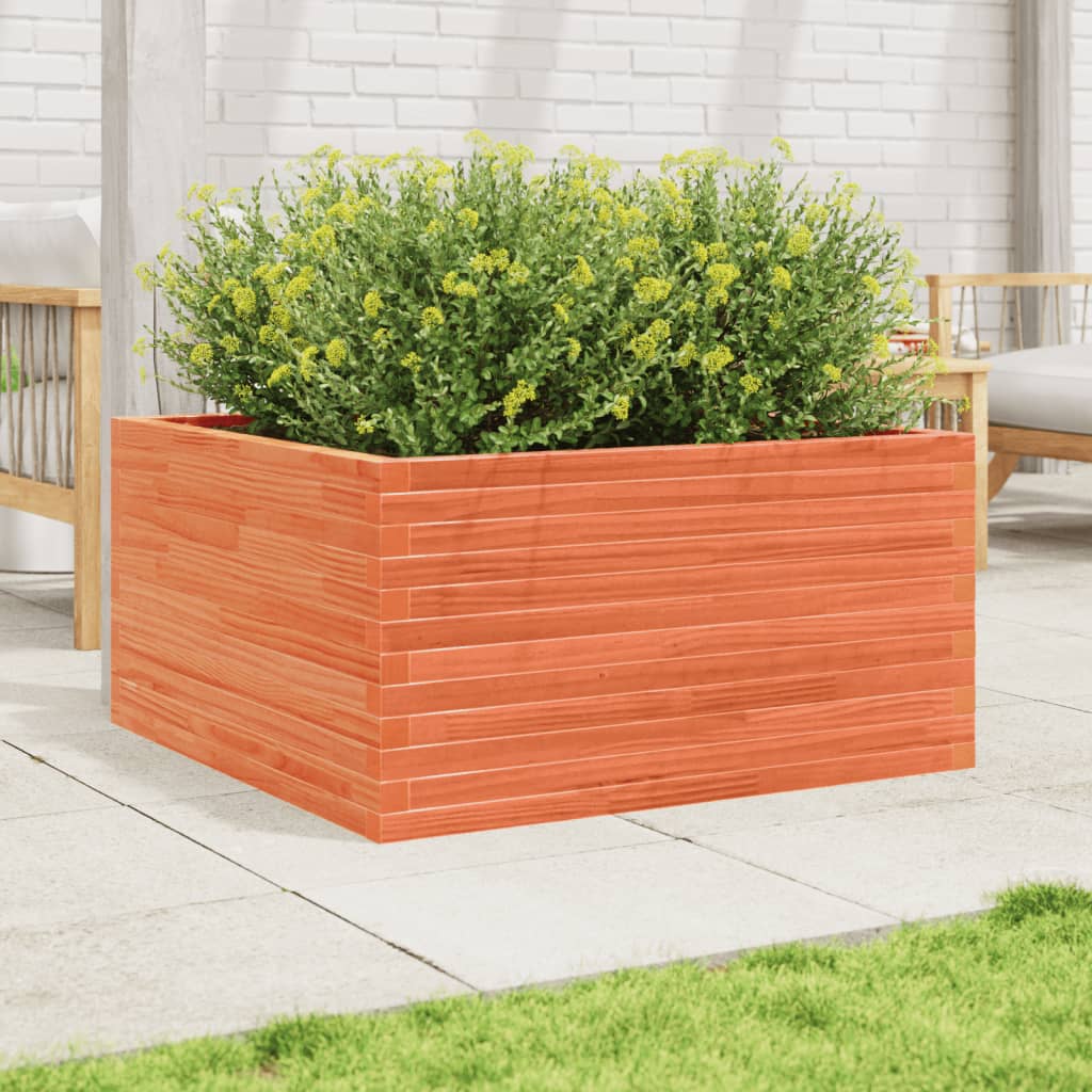 Vidaxl Plannbak 90x90x46 cm Pinna solido marrone