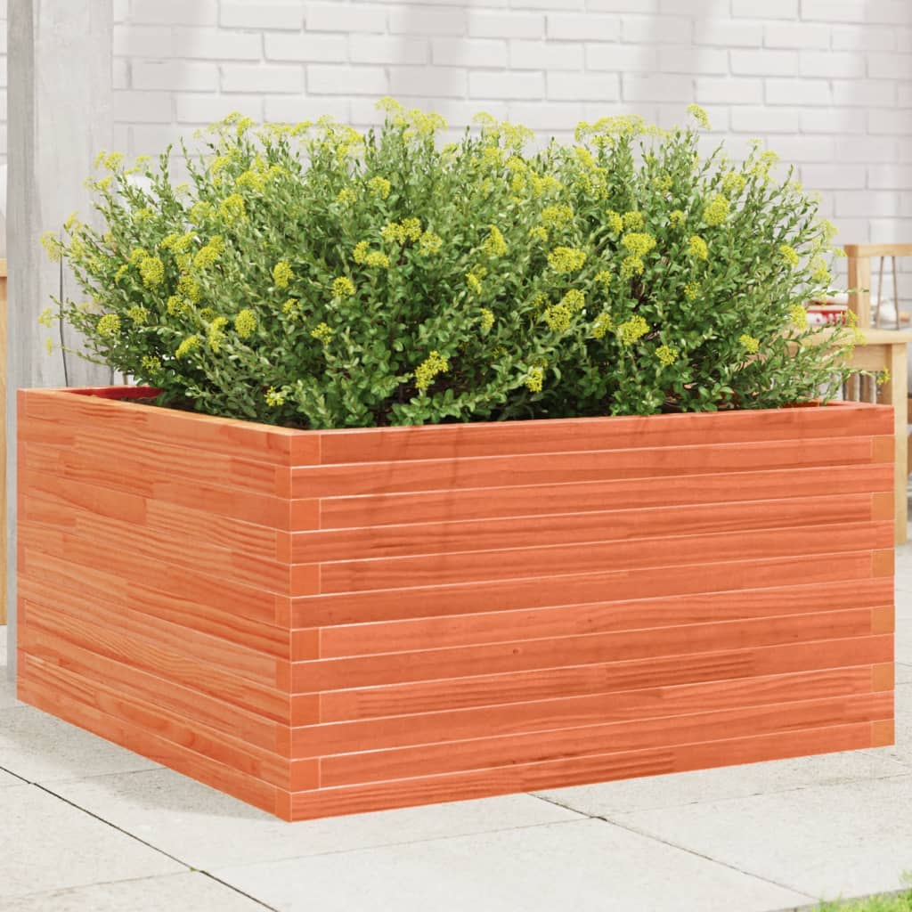 Vidaxl Plannbak 90x90x46 cm Pinna solido marrone