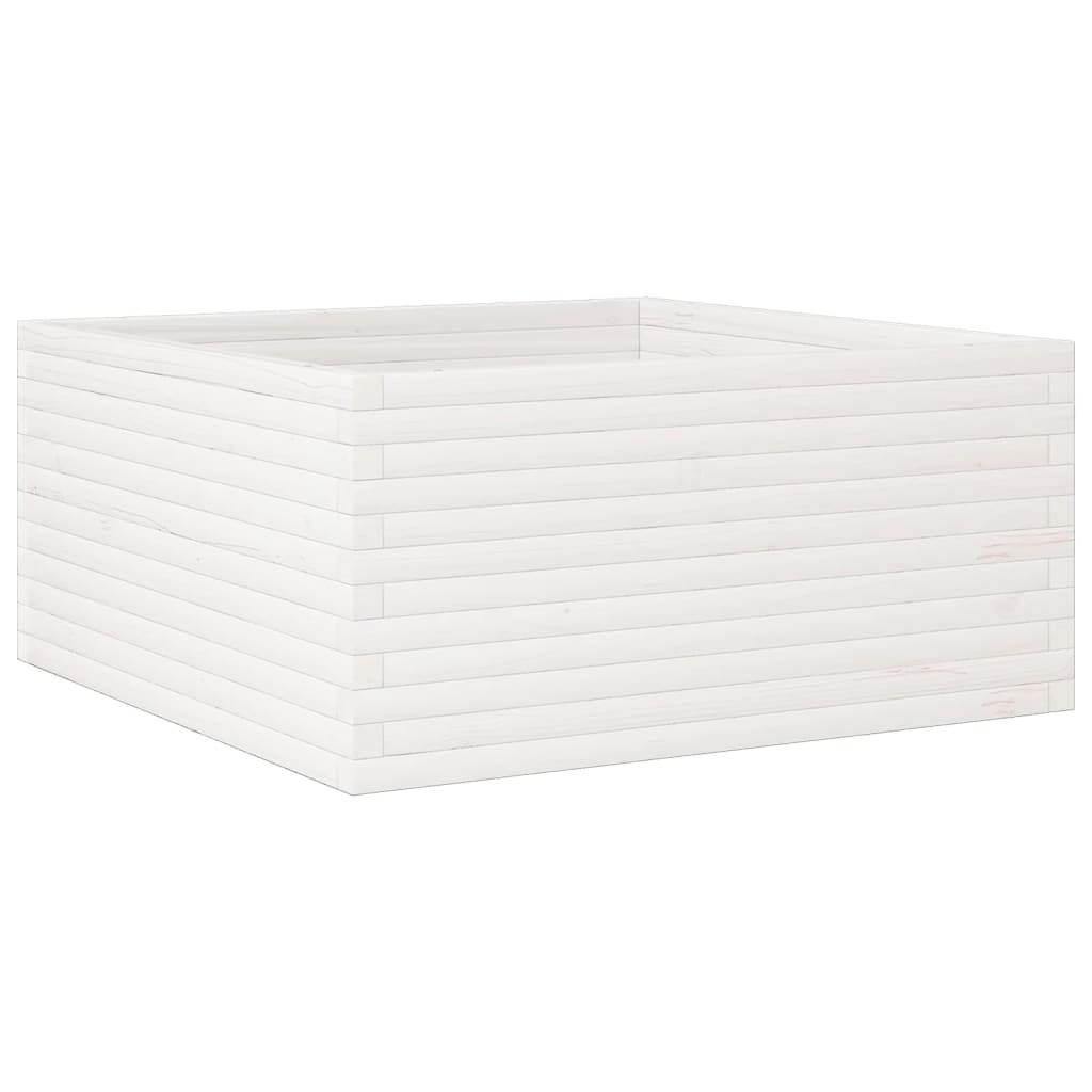 Casella di pianificazione Vidaxl 100x100x46 cm Pino solido