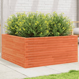 Vidaxl Planning box 100x100x46 cm Solid pine wash brown