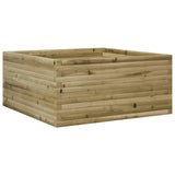 Vidaxl Planning box 100x100x46 cm Impregnated pine