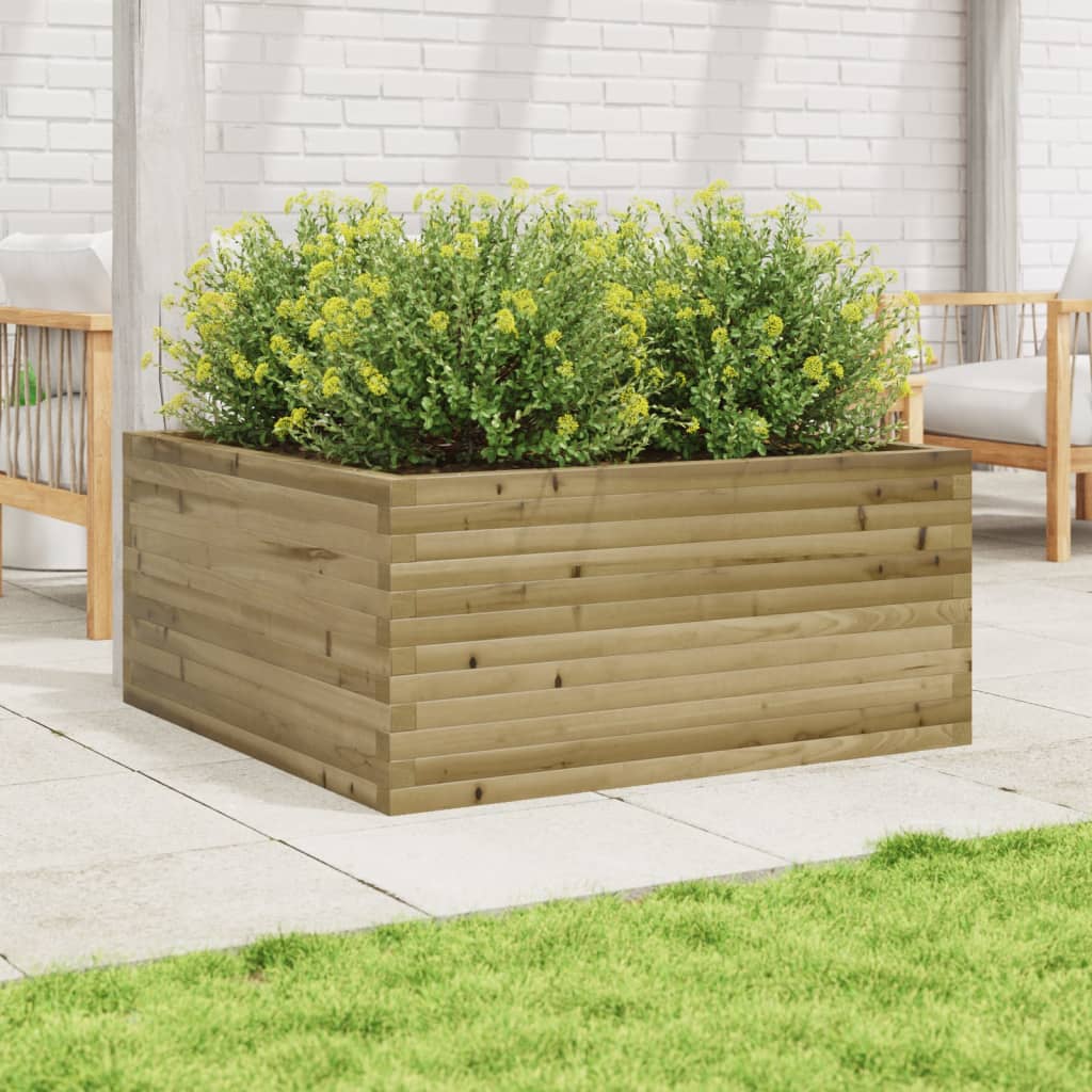 Vidaxl Planning box 100x100x46 cm Impregnated pine