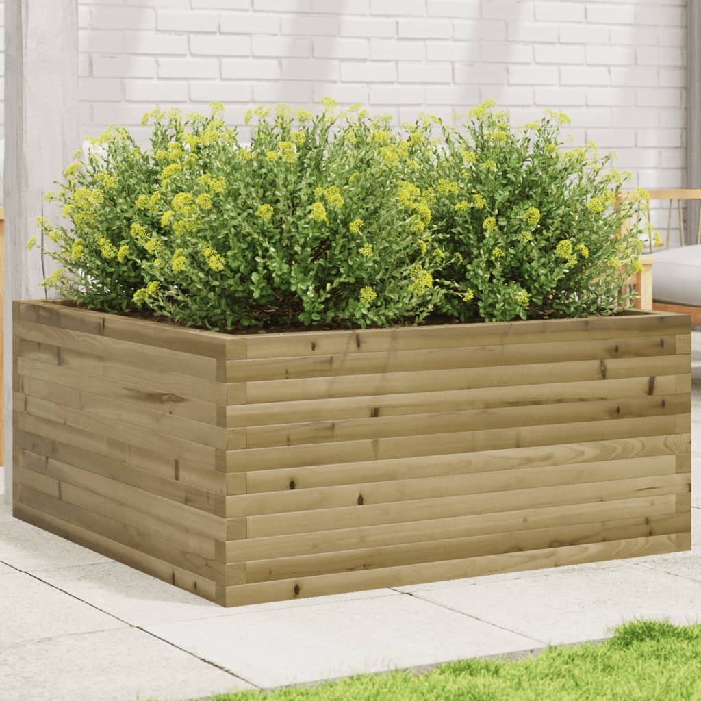 Vidaxl Planning box 100x100x46 cm Impregnated pine