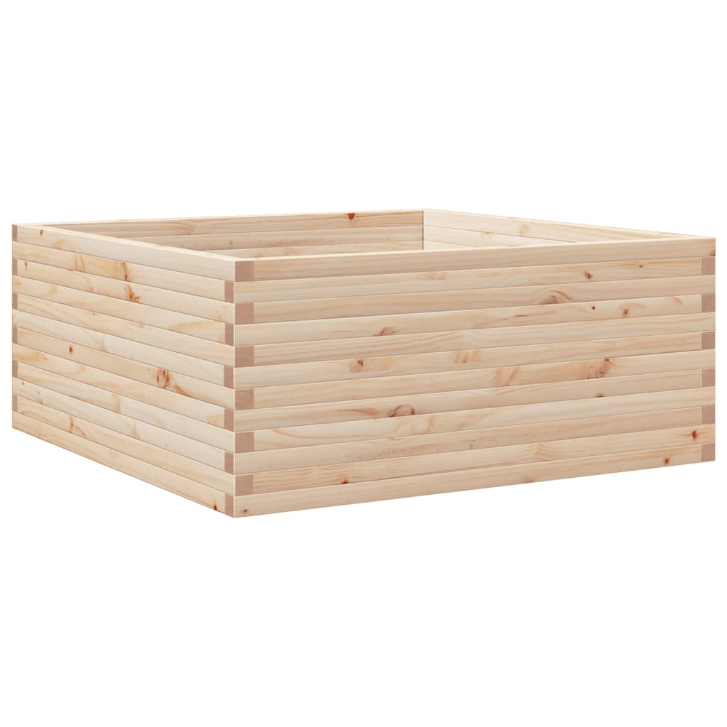 Casella di pianificazione Vidaxl 110x110x46 cm Pino solido