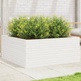 VidaXL Planning box 110x110x46 cm Solid pine white