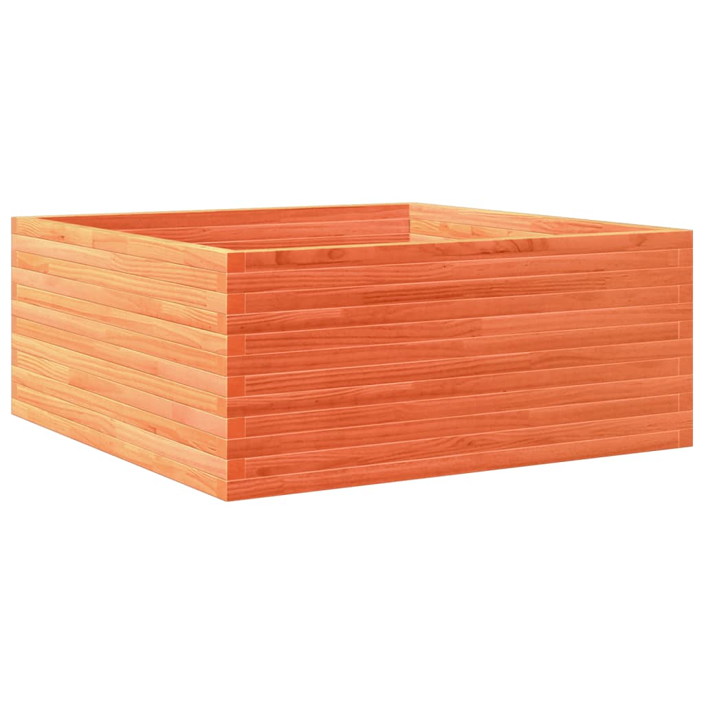 Casella di pianificazione Vidaxl 110x110x46 cm Pinna solida marrone