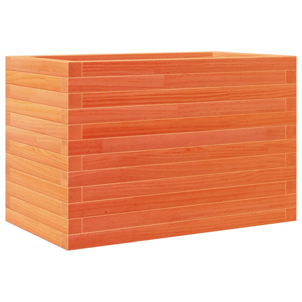 Casella di pianificazione Vidaxl 70x40x46 cm Pinna solida marrone