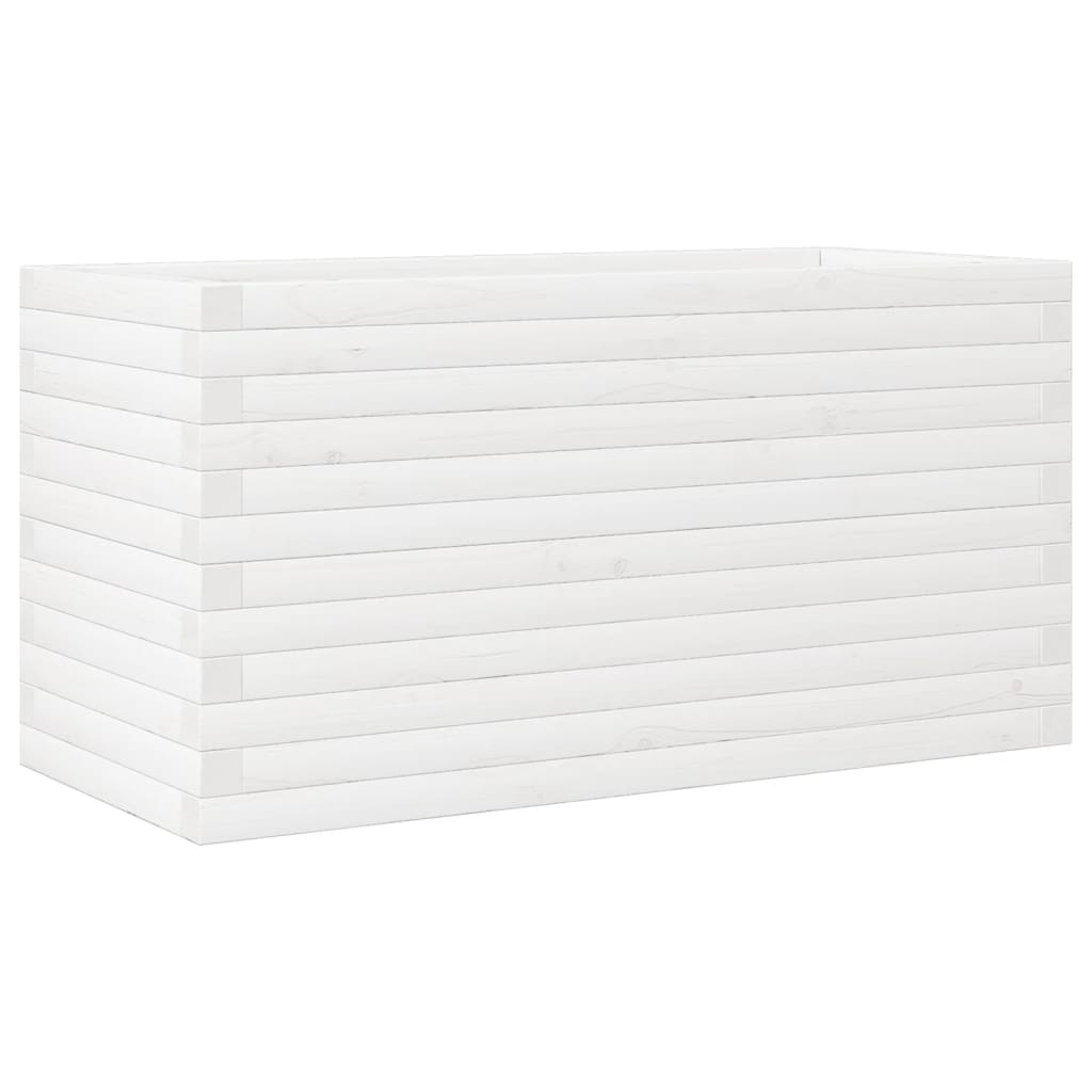 VidaXL Planning box 90x40x46 cm Solid pine white