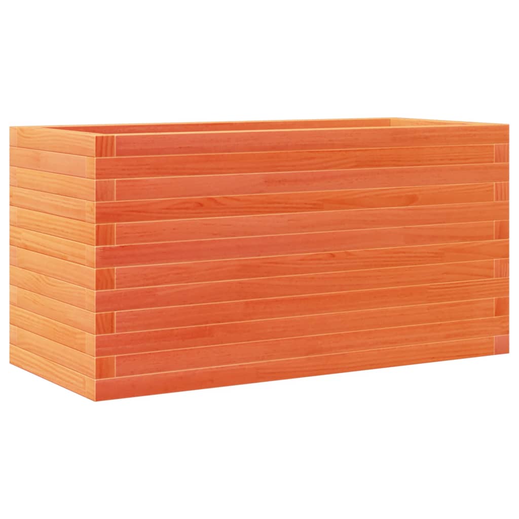 Vidaxl Planning box 90x40x46 cm Solid pine wash brown