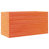 Vidaxl Planning box 90x40x46 cm Solid pine wash brown