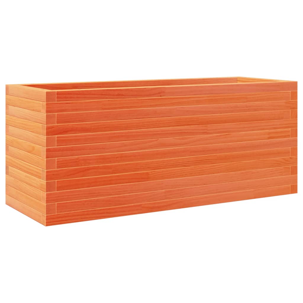Vidaxl Planning box 110x40x46 cm Solid pine wash brown