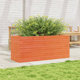Vidaxl Planning box 110x40x46 cm Solid pine wash brown