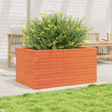 VidaXL Planning box 90x60x46 cm Solid pine wash brown