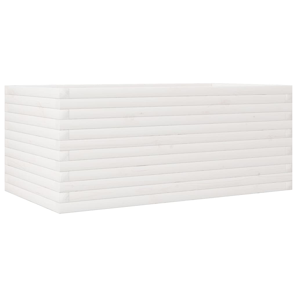 VidaXL Planning box 110x60x46 cm Solid pine white