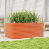 VidaXL Planning box 110x60x46 cm Solid pine wash brown