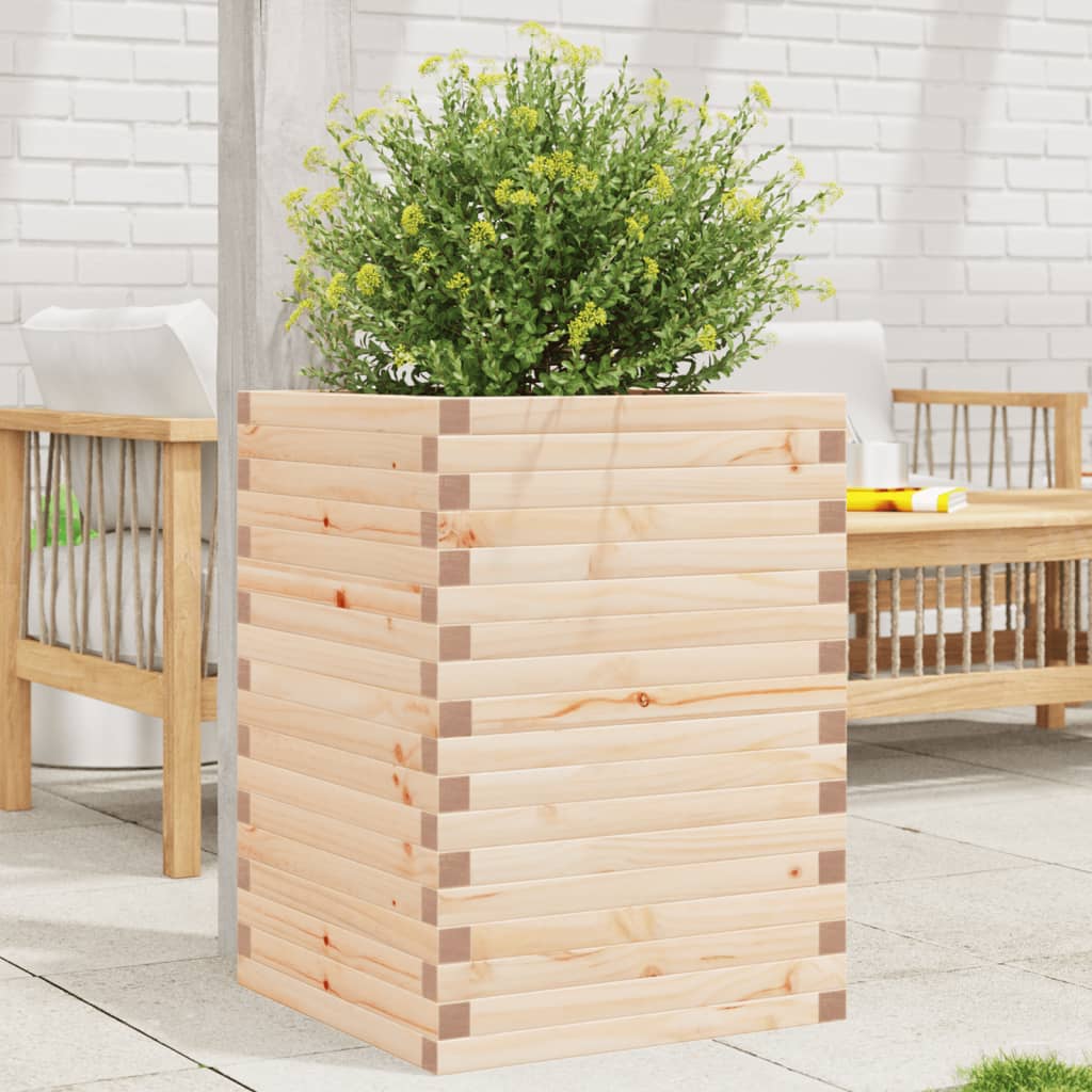 VidaXL Planning box 50x50x68.5 cm Solid pine