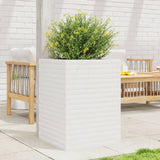 VidaXL Planning box 50x50x68.5 cm Solid pine white