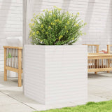 VidaXL Planter Big 60x60x68.5 cm Solid pine white