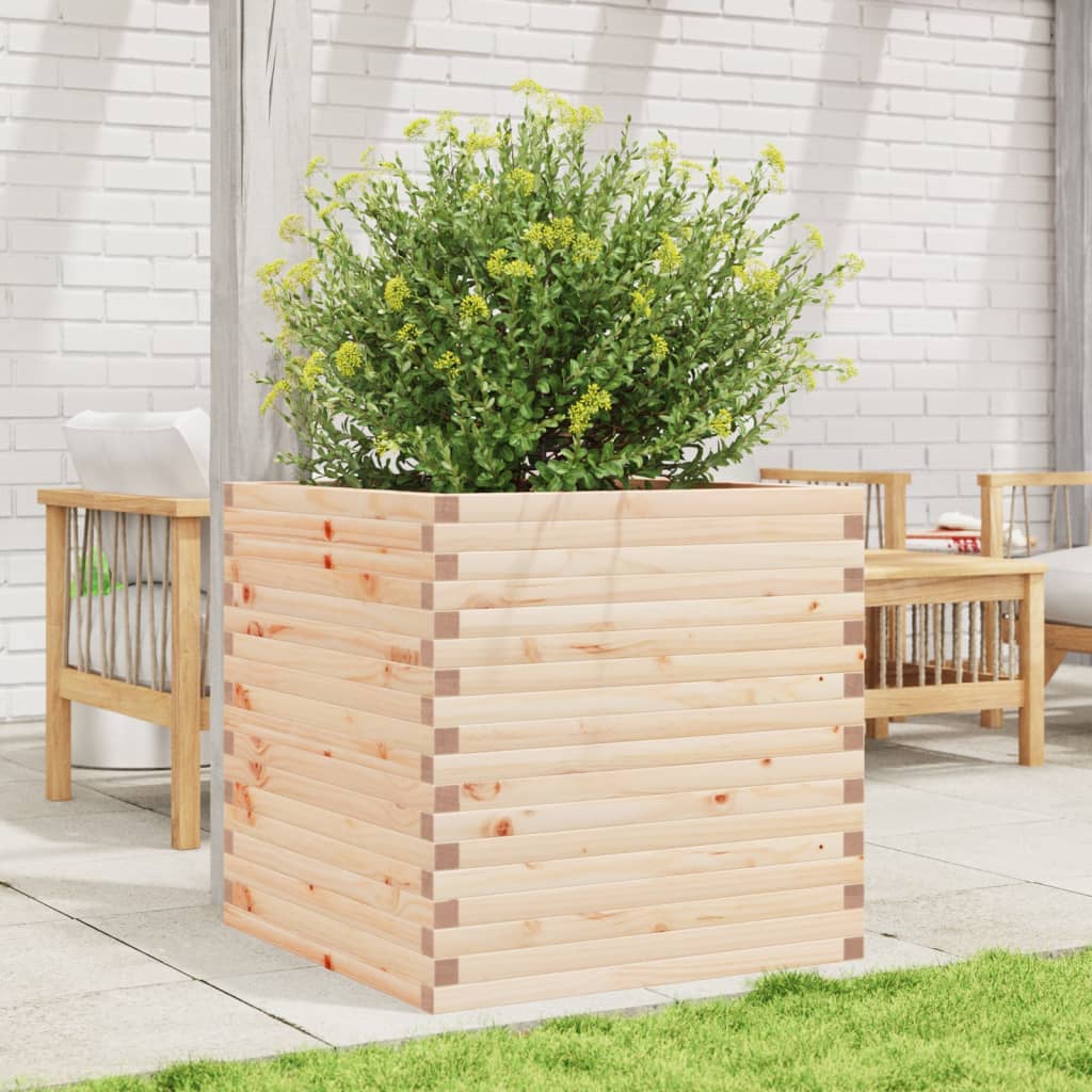 VidaXL Planning box 70x70x68.5 cm Solid pine