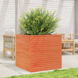 VidaXL Planning box 70x70x68.5 cm Solid pine wash brown