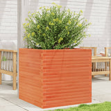 VidaXL Planning box 70x70x68.5 cm Solid pine wash brown