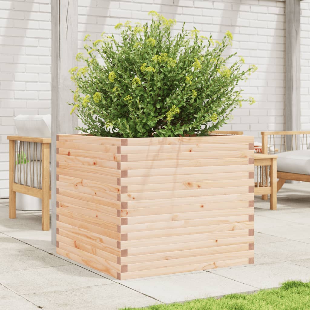 VidaXL Planning box 80x80x68.5 cm Solid pine
