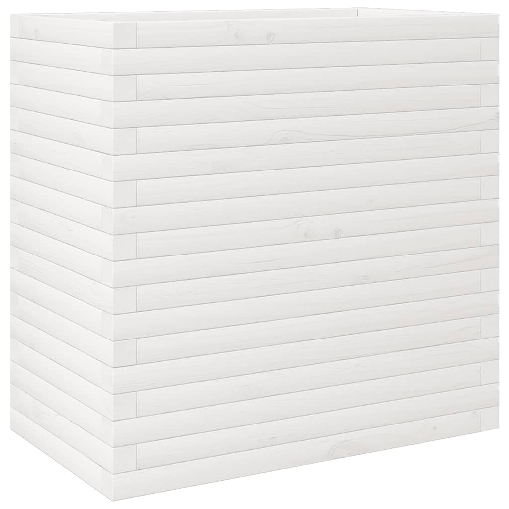 VidaXL Planning box 70x40x68.5 cm Solid pine white