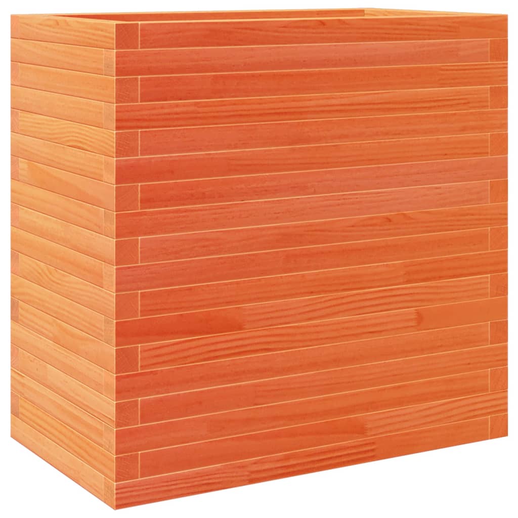 VidaXL Planning box 70x40x68.5 cm Solid pine wash brown