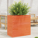 VidaXL Planning box 70x40x68.5 cm Solid pine wash brown