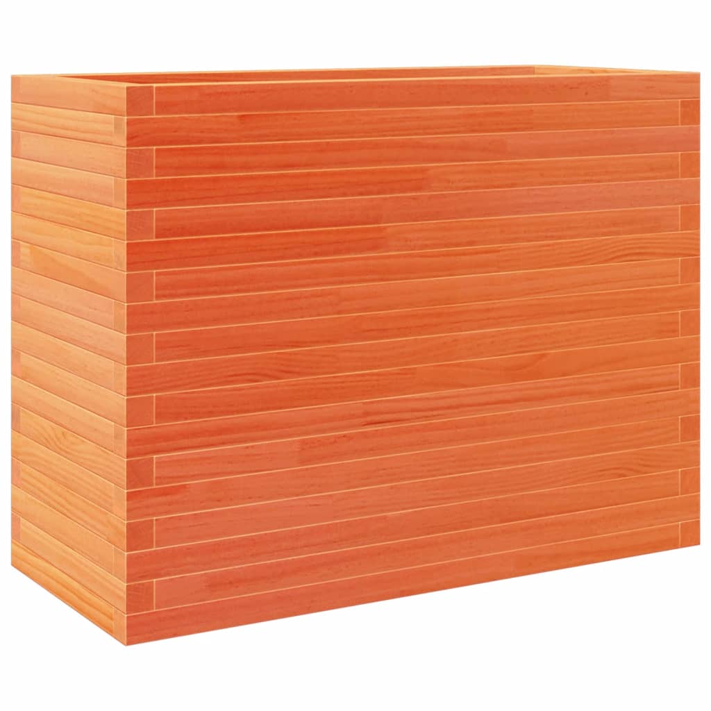 VidaXL Planning box 90x40x68.5 cm Solid pine wash brown