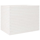 Vidaxl Plannbak 90x60x68,5 cm pevná borovice bílá