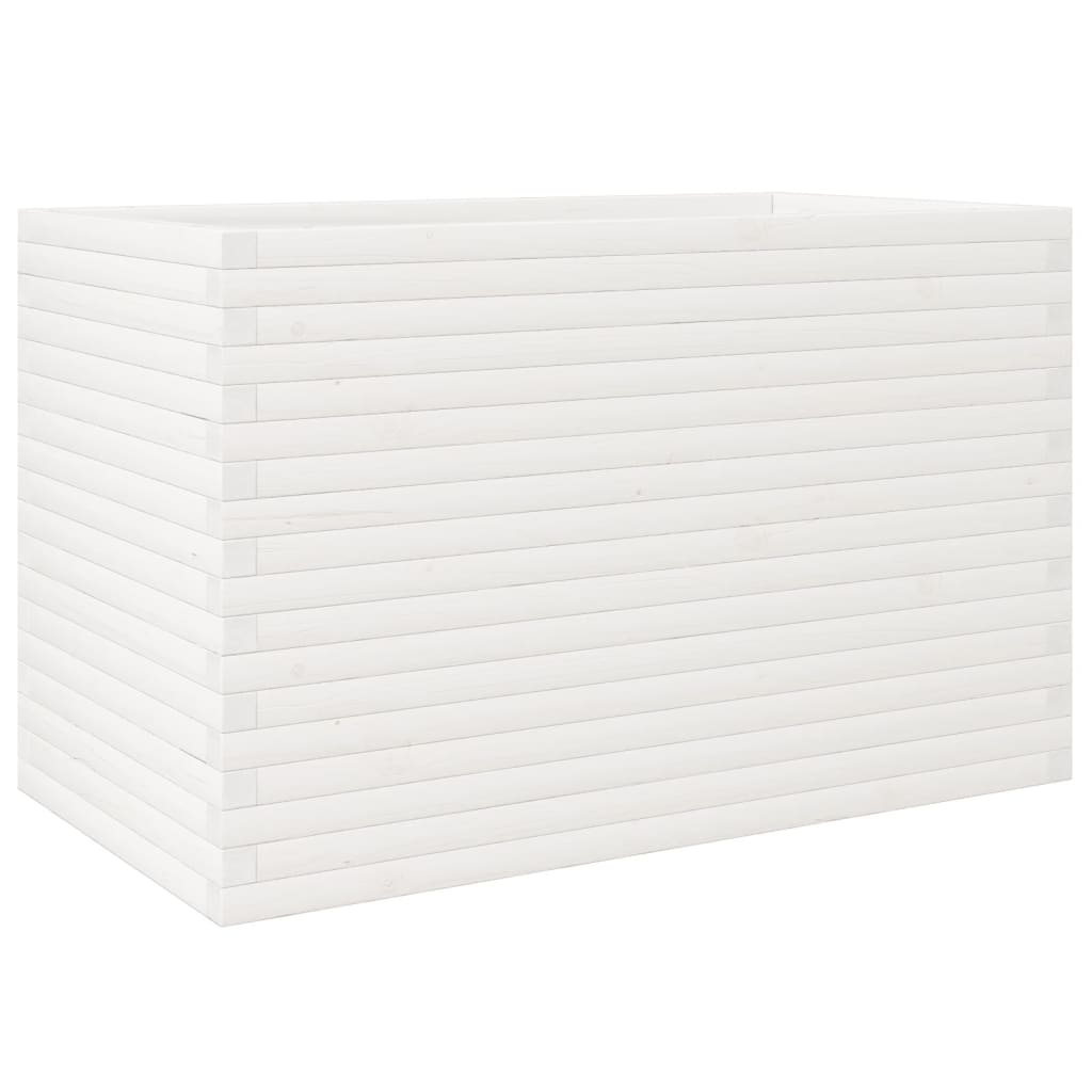Vidaxl Planter Big 110x60x68,5 cm pevná borovice bílá