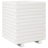 VidaXL Planning box 40x40x49.5 cm Solid pine white